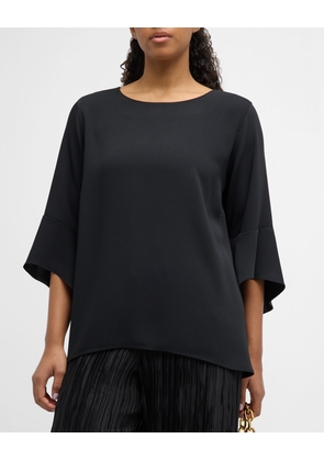 Julia Bell-Sleeve High-Low Tunic