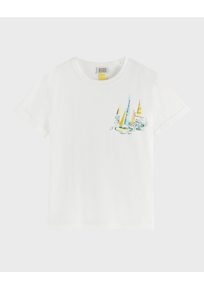 Boy's Short-Sleeve Artwork T-Shirt, Size 4-12