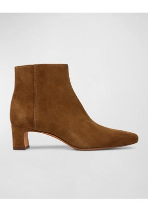 Silvana Suede Zip Booties