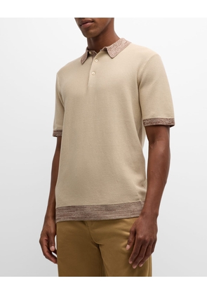 Men's Structure Knit Polo Shirt