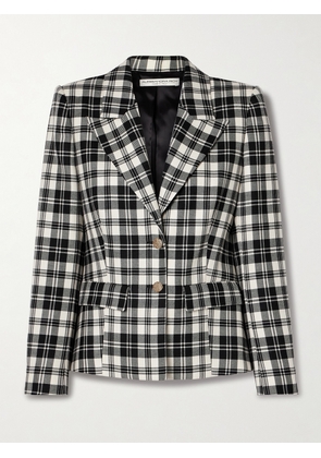 Alessandra Rich - Checked Wool-twill Blazer - Multi - IT36,IT38,IT42