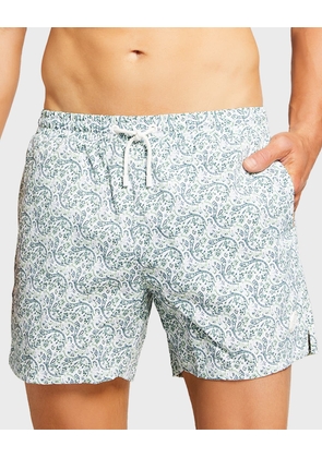 Men's Paisley-Print Swim Trunks