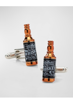 Men's Whiskey Bottle Cufflinks