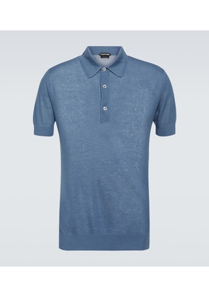 Tom Ford Cotton and silk polo shirt