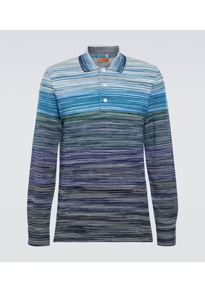 Missoni Space-dyed cotton piquÃ© polo shirt