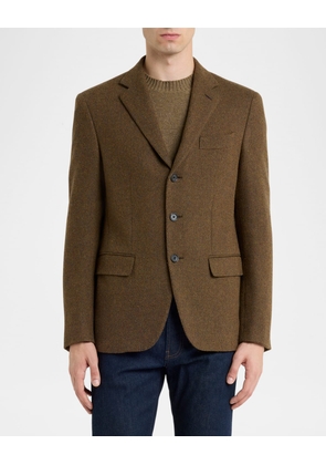 Men's Torino Single-Breasted Cashmere Jacket