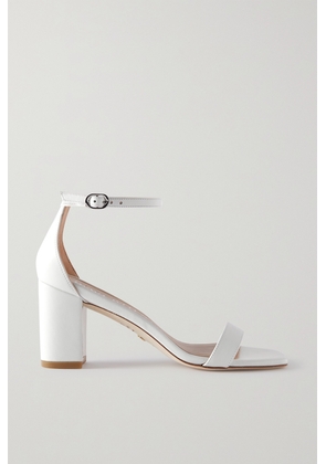 Stuart Weitzman - Nudistcurve Leather Sandals - White - US5,US5.5,US6,US6.5,US7,US7.5,US8,US8.5,US9,US9.5,US10,US10.5,US11,US11.5,US12