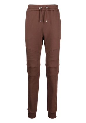 Balmain logo-print track pants - Brown