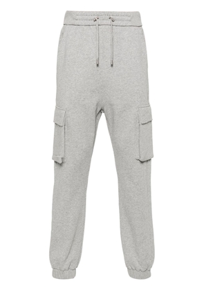 Balmain logo-print cotton track pants - Grey