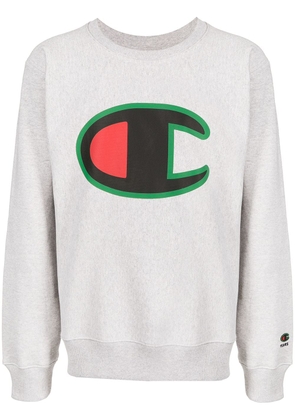 Denim Tears x Champion logo-print sweatshirt - Grey