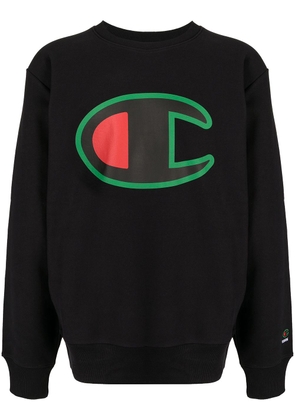 Denim Tears x Champion logo-print sweatshirt - Black