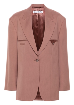 Acne Studios peak-lapels single-breasted blazer - Brown