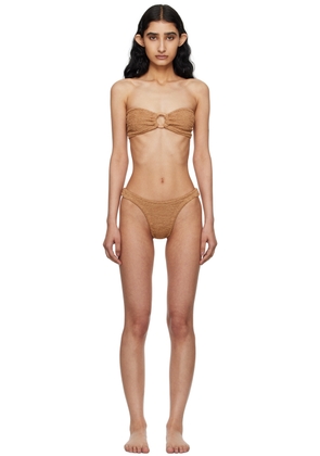 Hunza G Brown Gloria Bikini