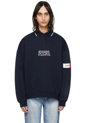 Tommy Jeans Navy Oversized Polo