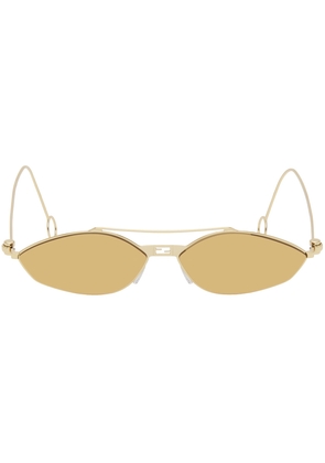 Fendi Gold Baguette Sunglasses