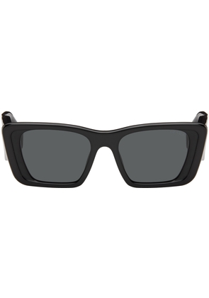 Prada Eyewear Black Cat-Eye Sunglasses