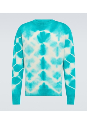 The Elder Statesman Tie-dye cashmere sweater