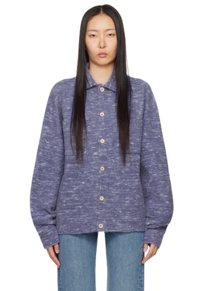 The Elder Statesman Blue Jasper Shirt