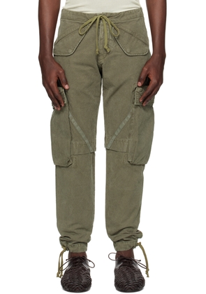 Greg Lauren Khaki 34 GL Cargo Pants