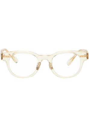 YUICHI TOYAMA. Beige LHR Glasses