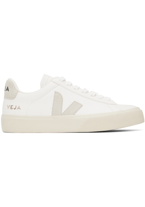 VEJA White Campo ChromeFree Leather Sneakers