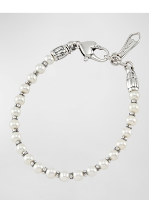 Kinder Sterling Silver Pearl Bracelet