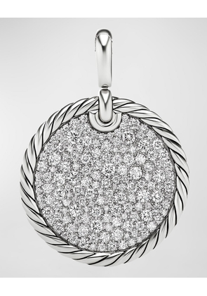 DY Elements Pendant with Diamonds in Silver, 28mm