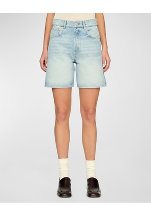 Taylor Ultra High-Rise Denim Shorts