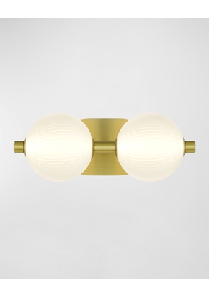 Palmas 2-Light LED Golden Vanity