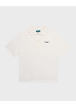 Boy's Logo-Print Polo Shirt, Size 6-12