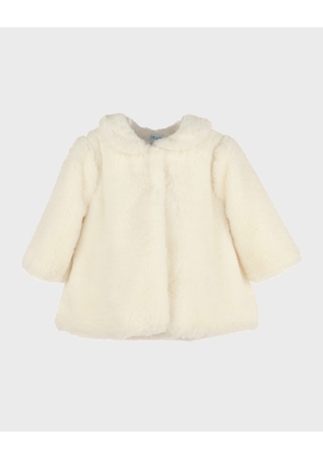 Girl's Cozy Faux Fur Jacket, Size 6M-24M