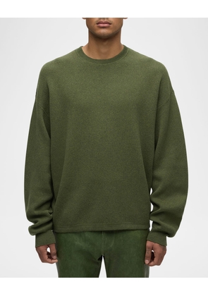 Men's Cotton-Cashmere Crew Sweater