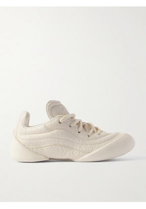 Alexander McQueen - Textured-leather Sneakers - Neutrals - EU 36,EU 37,EU 38,EU 39,EU 40