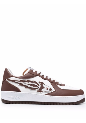 Enterprise Japan colour-block panelled sneakers - Brown