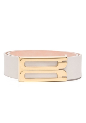 Victoria Beckham Jumbo Frame belt - Neutrals