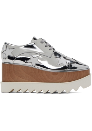 Stella McCartney Silver Elyse Platform Derbys