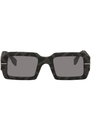 Fendi Black & Gray Fendigraphy Sunglasses