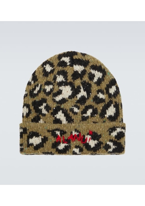 Alanui Wild Spirit jacquard wool-blend beanie