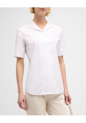 Button-Down Stretch Cotton Shirt