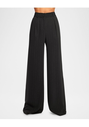 Gaius Metallic Pinstripe Pants