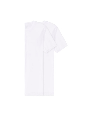 Commando Original Microfiber 2 Pack Undershirt in White. Size M, S, XL/1X.