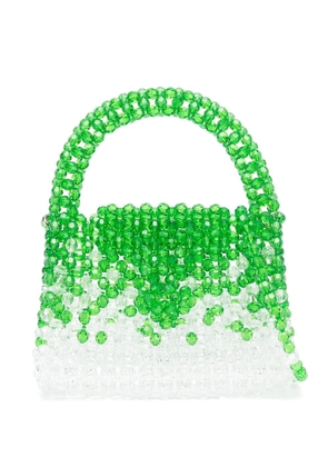 Germanier bead-embellished tote bag - Green