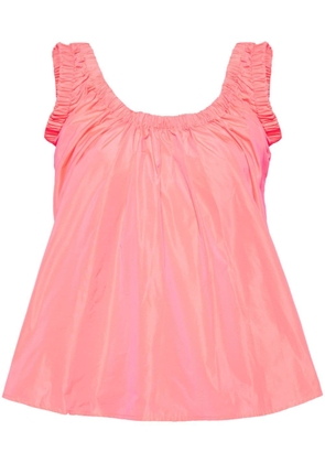 Molly Goddard gathered taffeta vest - Pink