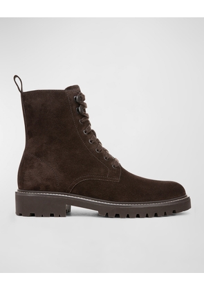 Men's Suede Lace-Up Ranger Boots