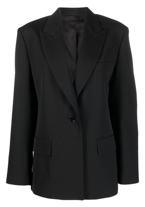 Acne Studios single-breasted peak-lapel blazer - Black