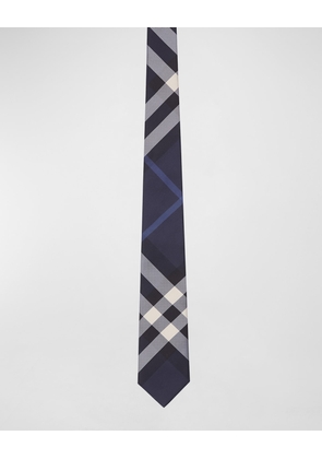 Men's Exploded Check Silk Tie