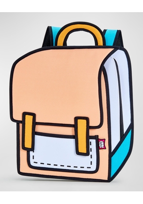 Kid's Spaceman Graffiti Backpack