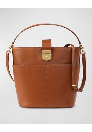 The Crest Lock Bucket Bag