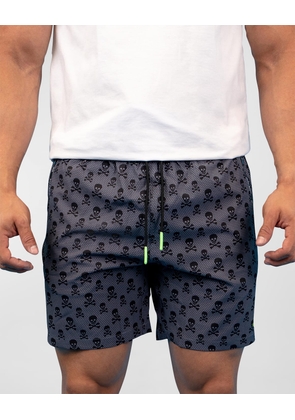 Men's Lion Skull Crossbones Swim Shorts