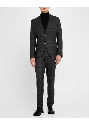 Men's Huge Check Two-Piece Suit